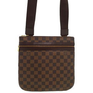 Louis Vuitton Damier Ebene Brown Pochette Bosphore Shoulder Bag